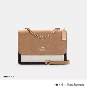 Coach Klare Crossbody White and Tan